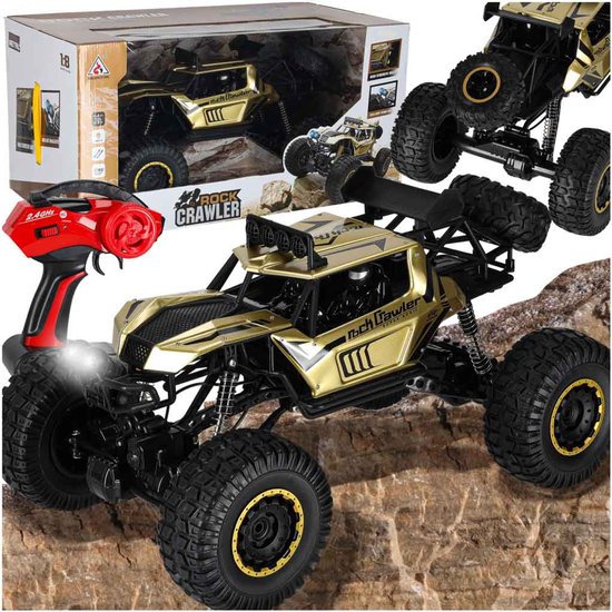 SF RC Rock Crawler 1:8 - Bestuurbare auto groot voor kinderen & volwassenen