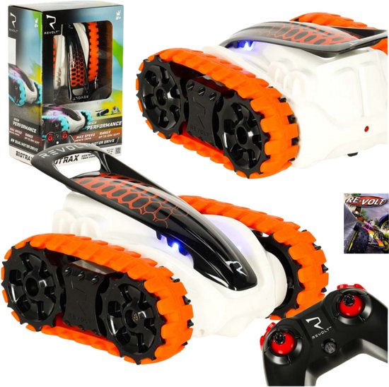 REVOLT Biotrax SM Bestuurbare Auto - Rupsbanden, LED-effecten - 8+ jaar