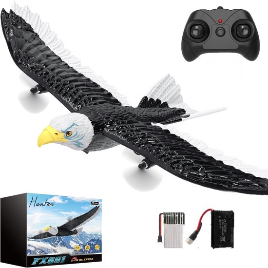 Huntex RC Vliegtuig Adelaar - Voor beginners & volwassenen - Vanaf 14 jaar