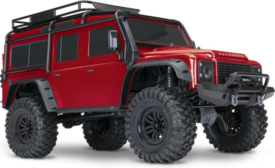 Traxxas Land Rover Defender Crawler RTR - Afstandsbestuurbaar - Rood