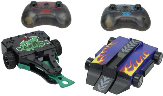 Lobbes Speelgoed BV RC Bestuurbare Battle Robots - Set van 2 met arena - 5+ jaar