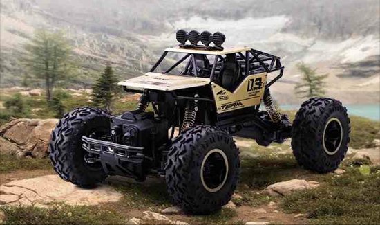 Diversicus Bestuurbare auto - Goud off-road voor binnen en buiten - 5+ jaar