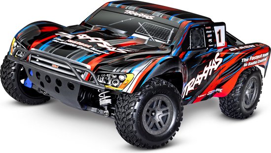 Traxxas Slash 4x4 BL-2S Brushless Auto - RC auto voor 6+ jaar - TRX68154-4RED