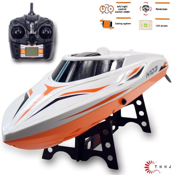TKKJ RC Water Wizard H105 boot - High speed boot 25km/u - 2.4GHZ - Skytech