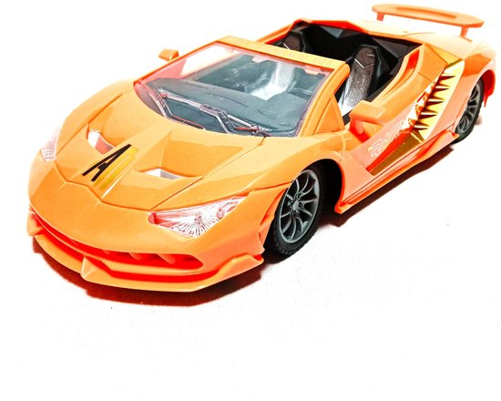 RC Car 1:16 - Sportwagen met LED koplampen - vanaf 6 jaar