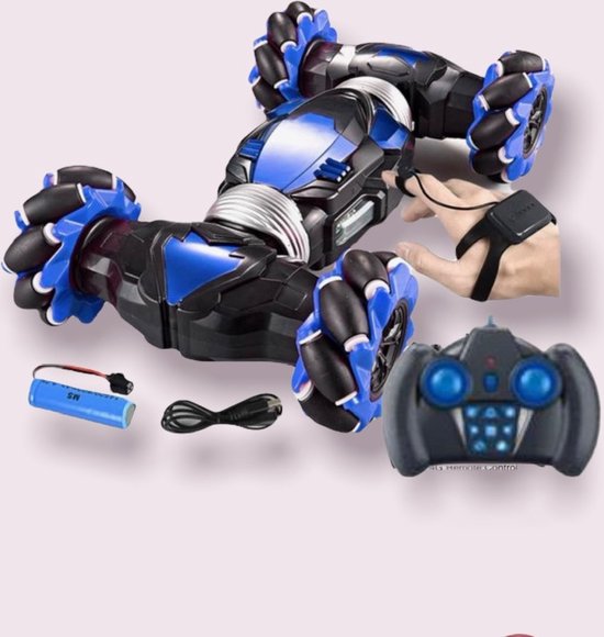 Q-Time RC Stunt Car - Bestuurbare auto met handgebaren voor binnen & buiten