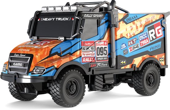 Wonky Cars RC Rally Truck - Radiografisch bestuurbare truck met LED verlichting