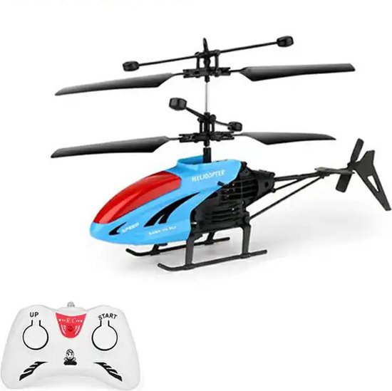 Syma RC helikopter - Afstand bestuurbare helikopter met handbediening - Blauw