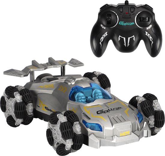 Gallop Raceauto met afstandsbediening - Met licht, geluiden en spray-stoomoptie