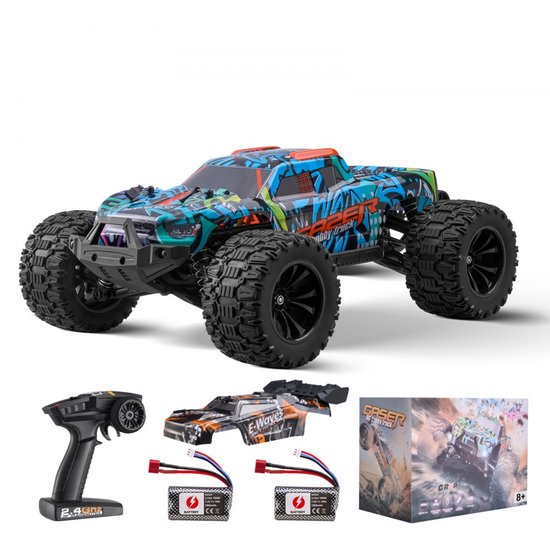 Afstandsbedienbare RC Auto - Schaal 1:14 Terreinwagen 4WD - Snelheid 42 km/u - Instelbare Snelheid - 45° Wheelie - Alle Terreinen - Vanaf 8 Jaar