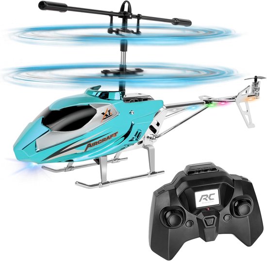 RC Helikopter voor Kinderen – Afstandsbediening – LED Verlichting – Hoogte Hold & Gyro – 2,4 GHz – 3,5 Kanaals Vliegend Speelgoed – Cadeau voor Jongens