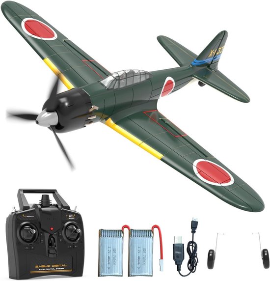 SCH® RC Vliegtuig - Vliegtuig - Meerkleurig - ‎40cm x 32cm x 10cm