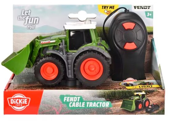 Dickie Toys RC Fendt Cable Tractor - Bestuurbare Tractor - Bestuurbare Auto