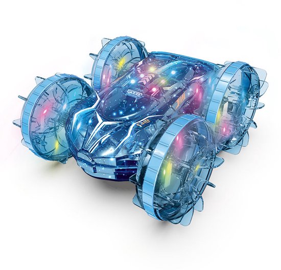 Infinity Games Studio RC Stunt Car - Bestuurbare Auto All-Terrain - Buitenspeelgoed - Drift Auto - Rijdt & Vaart op Land & Water - Radiografisch - 2.4 GHz & Polsbediening - Waterdicht - Offroad - Speelgoed Auto Jongens 3+