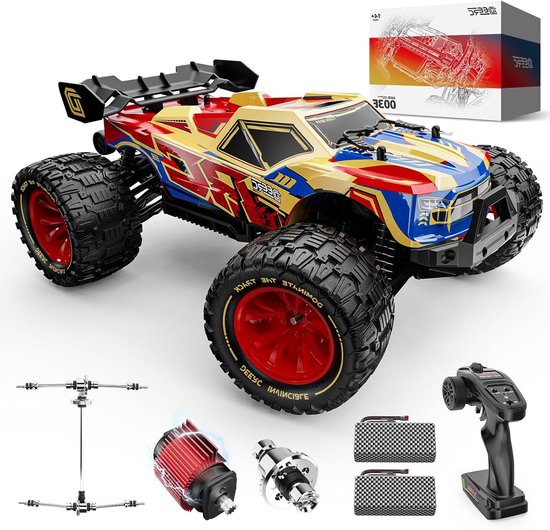 RC Monster Truck – RC Auto – Bestuurbare Wagen – Offroad Voertuig – Hobbyauto – 1:14 Schaal – Borstelloze Motor – Waterdicht Design