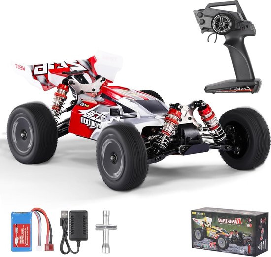 RC Auto – Afstandsbestuurbare Wagen – Bestuurbare Buggy – Radiografisch Voertuig – Offroad Racer – 60 km/u Snelheid – 4WD Wielaandrijving