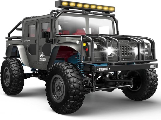 All-Terrain RC Auto – Afstandsbediening Auto – RC Buggy – Offroad Truck – RC Climber – 4WD Aandrijving – Waterbestendig IPX4 – 2x Oplaadbare Batterijen