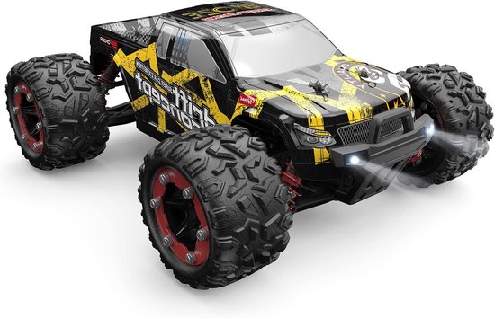 RC Auto – Afstandsbediening Auto – Bestuurbare Auto – Raceauto – Monstertruck – 1:18 Schaal – Brushless Motor – 60 km/h – 4WD – 2 Batterijen – 40 Min Speeltijd