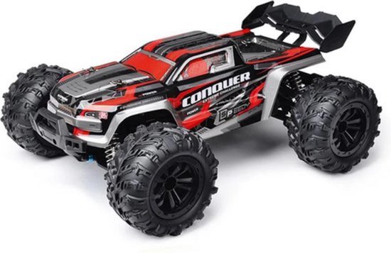 SUCHIYU - Bestuurbare RC Auto 1:16 – 50 km/u Off-Road Monster Truck - Rood