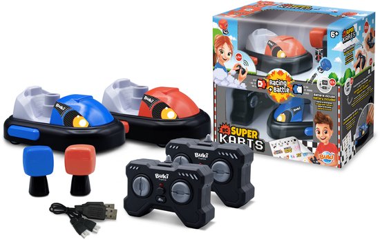 Buki - botsauto op afstandsbediening - autoscooter op afstandsbediening - Botsduels