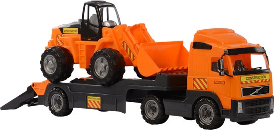 Volvo Vrachtwagen met Graafmachine