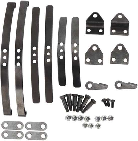 Allecto - Vorderradaufhängung - Staal - Geschikt voor Tamiya 1/14 Truck - Duurzaam - Versterkt - Modelbouw - Precisieonderdelen - RC Truck Accessoi...