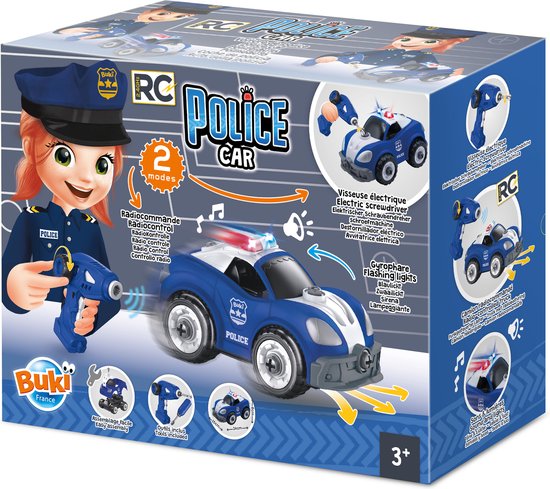 Buki - RC politiewagen - RC Voertuig junior - Politiewagen op afstandsbediening