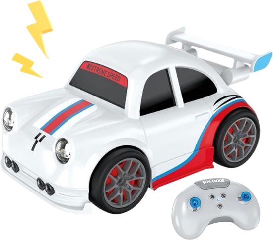 Smart Drift RC Auto voor Kinderen – 2.4GHz Afstandsbediening – Met Licht & Geluid – Follow & Escape Modus – 360° Rotatie & Auto Demo – Speelgoed Auto voor Jongens & Meisjes