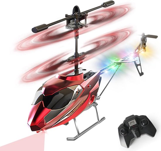 ShopHaven RC Helicopter - Bestuurbare helicopter met LED licht - Vanaf 12 jaar