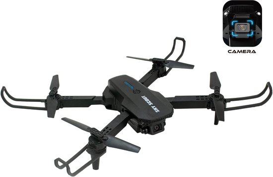 Opvouwbare Drone met Camera – Mini FPV Drone – 2 Batterijen – 360° Flip, Headless Mode & One-Key Start – Oplaadbaar – Voor Beginners & Kinderen