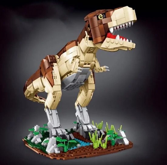 Bricks99 T-Rex Dinosaurus 1228-delige bouwstenenset 50,5cm | Lego compatibel | Leeftijd 14+