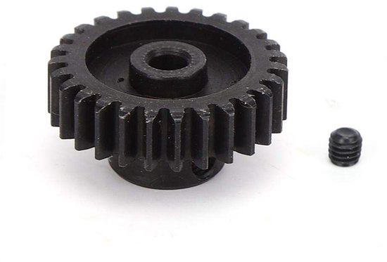 Allecto - Motor Sprocket - Car Upgrade - 27T - Wltoys 144001 - RC Auto Onderdelen - Zwart - Model Upgrade - Geschikt voor 1/14 Schaal Model