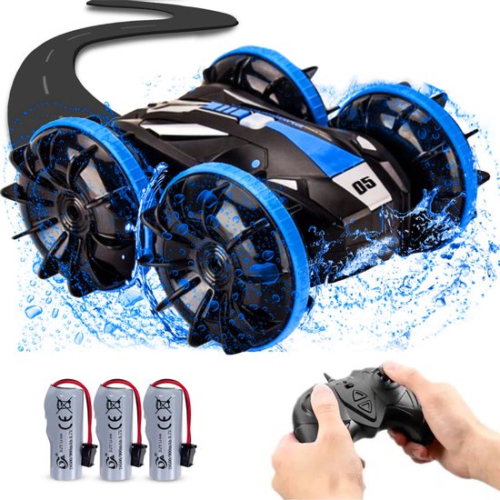 Bestuurbare Auto - RC Auto - Afstandsbestuurbare auto - Radiografisch bestuurbare auto - Race auto afstandbestuurbaar - Auto afstandsbediening - RC Drift Car - Offroad Monstertruck - 3 Accu's - 20 km/u - Buiten - voor Jongens & Volwassenen