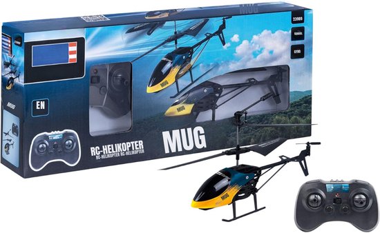 RWB® RC Helicopter - Bestuurbare Helicopter - Helicopter op Bestuurbare Afstand - Veelkleurig - 21 x 5 x 11 cm