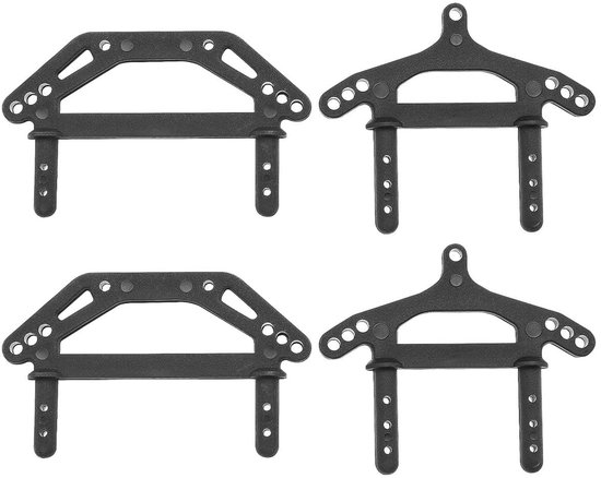 Allecto - Body Posts VRX FTX Carnage 1/10 RC Car - Plastic Spare Part - Black - Front Rear - Compatible RH1001 RH1002 RH1011 RH1013 - Durable - RC ...