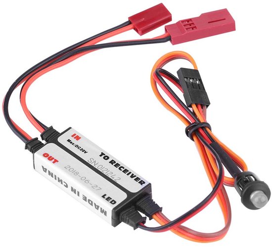 Allecto - RC Engine Switch - Gas Engine - Ignition Cut Off - Opto - Suitable for DLA DLE DA - Rood Model