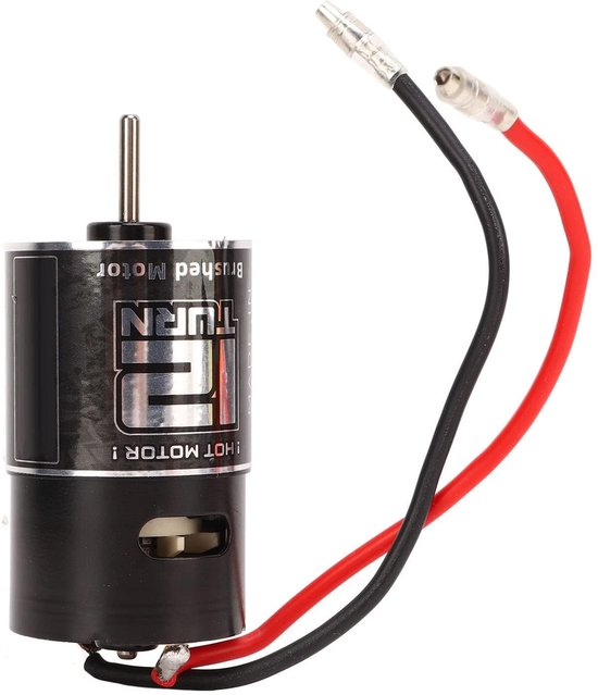 Allecto - 12T 550 Brushed Motor - ARRMA Mega 1/10 - Granite - SENTON - Typhoon V3 - RC Car - Elektrische Motor - Vervangingsonderdeel - Zwart - Hig...