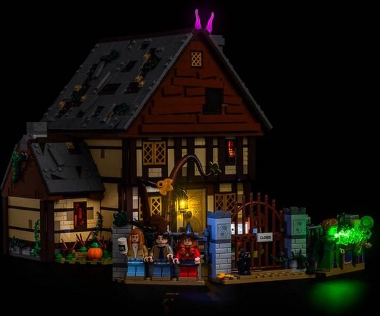 Light My Bricks - Verlichtingsset geschikt voor LEGO Disney Hocus Pocus The Sanderson Sisters' House 21341