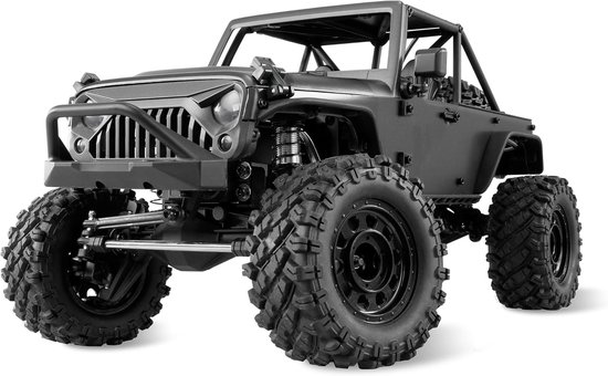 RC Crawler - Offroad Voertuig - Terreinrijden - Borstelloze Motor - 1:12 Schaal - Antraciet