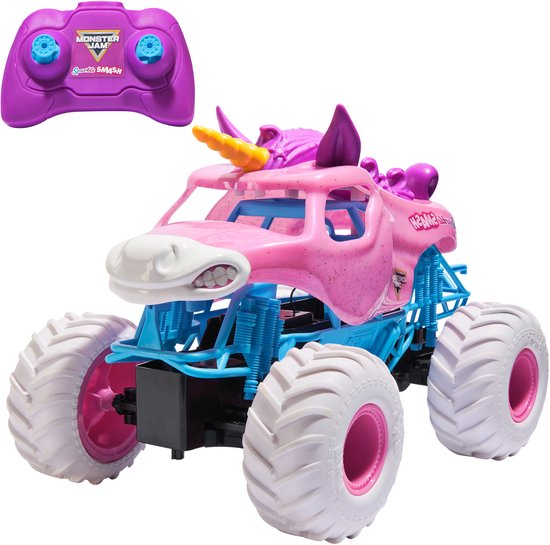 Monster Jam - Sparkle Smash - RC Voertuig - Schaal 1:15 - Op Afstandbestuurbaar Voertuig