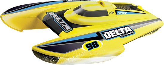 Ninco RC Delta Boot 39x19x8 cm Geel/Blauw/Zwart