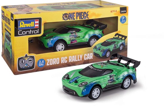 Revell RC voertuig - 24694 RC Auto - Anime Rally Car - One Piece Zoro - 2,4 GHz RC Model Kant en Klaar - 1:26