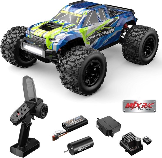 MJX Hyper Go 14208 RC Auto – 1:14 Monster Truck – Brushless – 50 km/h – 4WD – Inclusief Accu & Lader – Offroad RC Auto