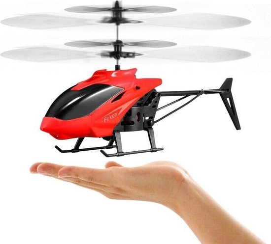 Vitafa® Mini RC Helikopter - Bestuurbare Helikopter - RC vliegtuig - Helikopter afstandsbestuurbaar - Voor volwassenen en kinderen - Rood