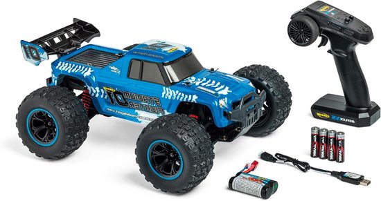 RC Auto - Afstandsauto Buggy - Offroad Rijden - 40 km/u Snelheid - Schaal 1:10 - Blauw