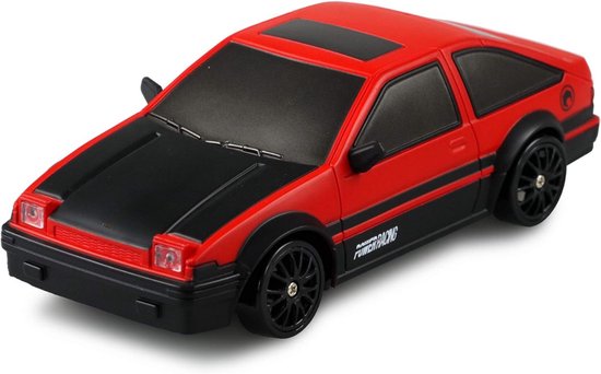 REN® RC Drift Car - RC Car - Rood - ‎24cm x 24cm x 11cm