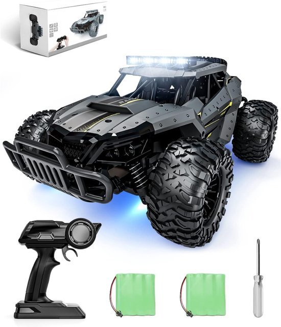REN® RC Auto Offroad - RC Auto - Grijs - 31cm x 19cm x 23cm