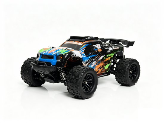 Bestuurbare Auto, Off-road speelgoedauto met afstandsbediening 1:18, neonverlichting