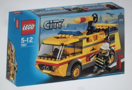 Lego City Airport Fire Truck 7891 - 2006