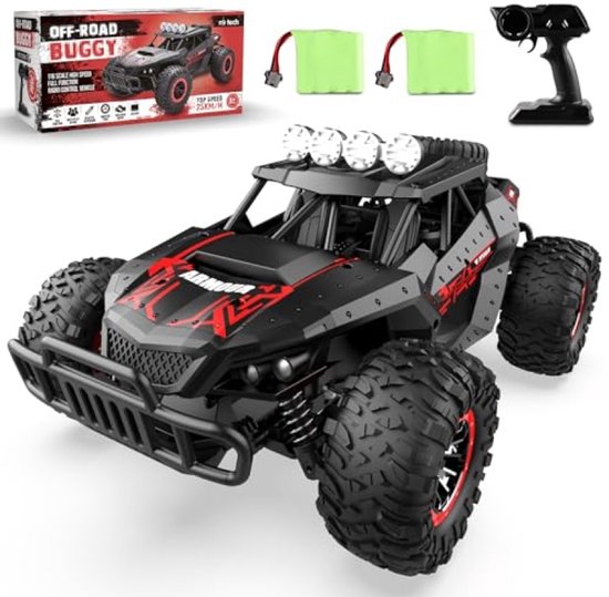 Offroad buggy op afstand bestuurbaar - 1:16 schaal - Hoge snelheid - 2 batterijen inbegrepen